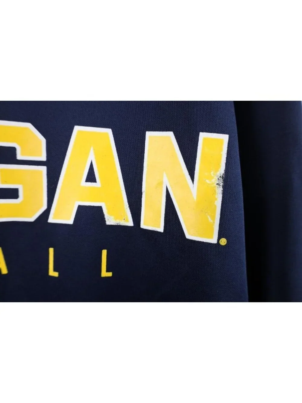 Nike Mens XL Travis Scott Center Swoosh University of Michigan Football Hoodie